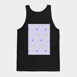 emoji moon Tank Top